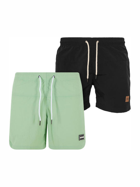 Men's Swimwear Shorts Vintagegreen, Black