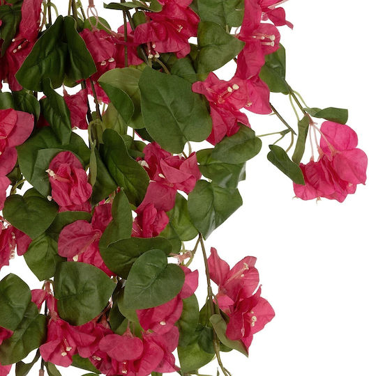 Globostar Artificial Hanging Decorative Bougainvillea Branch Fuchsia M45 X W12 X H90cm 20663 Artificial Flowers & Plants