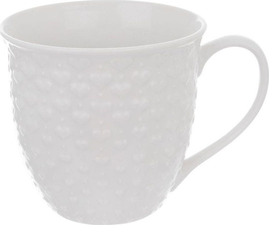Orion Κούπα Κεραμική Λευκή 580ml