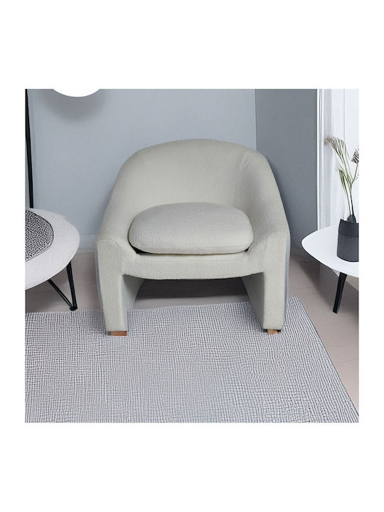 Cloud Armchair White 76x76x71cm