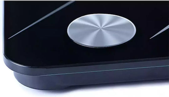 Smart Badezimmerwaage 180kg mit Körperfettmessung Bluetooth Schwarze 17089V