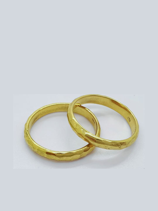 Aris Dentopoulos Jewellery Wedding Ring Gold Plated