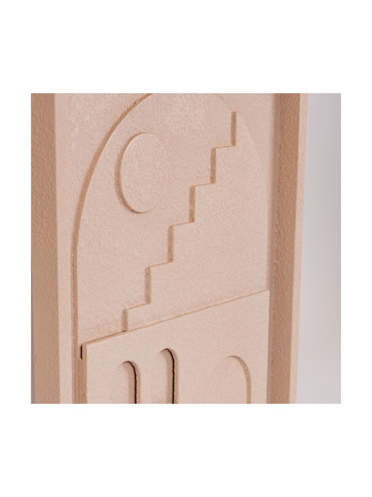 Beige Wooden Wall Decor 50.8x3x40cm