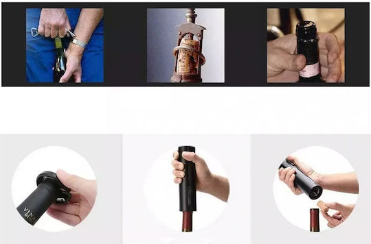 Electric Rechargeable Wine Corkscrew Led & Aluminum Cutter – Elegance & Speed