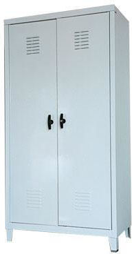 Außenschrank Verzinkt Doppelflügelig Regale 195x90x46cm