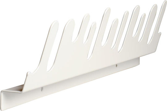 Wandhalterung Wave Weiß Set 2 Metall Design House Stockholm