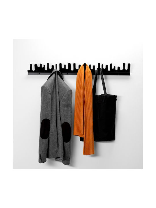 Wandhalterung Wave Schwarzes Set 2 Metall Design House Stockholm