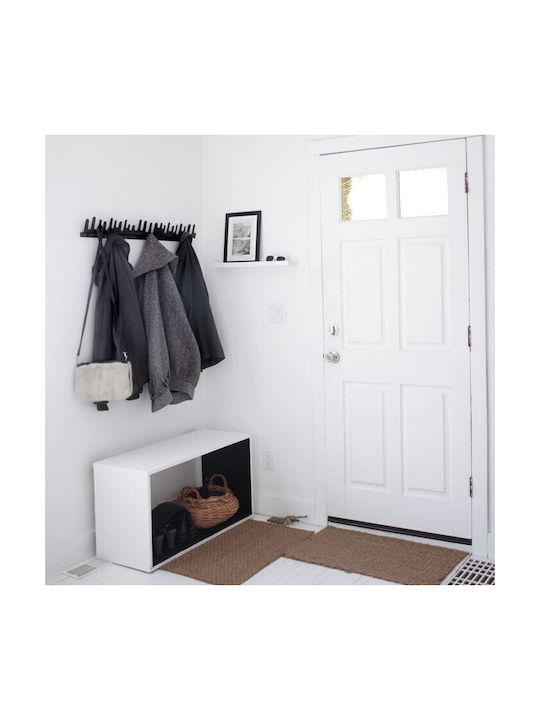 Wandhalterung Wave Schwarzes Set 2 Metall Design House Stockholm