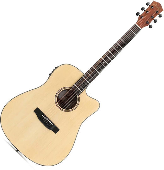 Donner Ec-1018 Semi-Akustik Gitarre Set