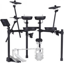 Roland Tobe Electronice TD-07DMK Negru Cu Scaun Căști Și Bețe De Tobe