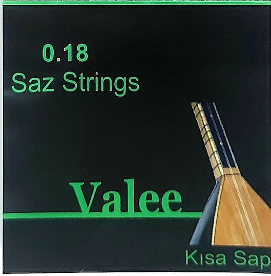 Valee 0.18 Green Χορδές Σάζι Ταμπουρά