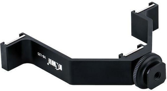 Kiwi Vb-125 Triple Hot Shoe V-shape Adapter Bracket