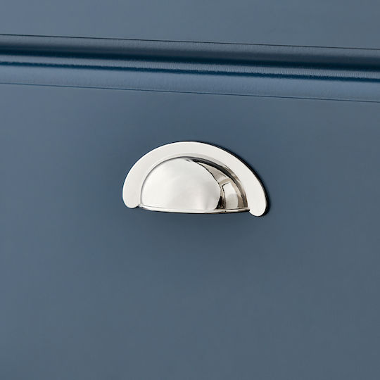 Eingangsmöbel mit Bank Blue 60x52x24cm
