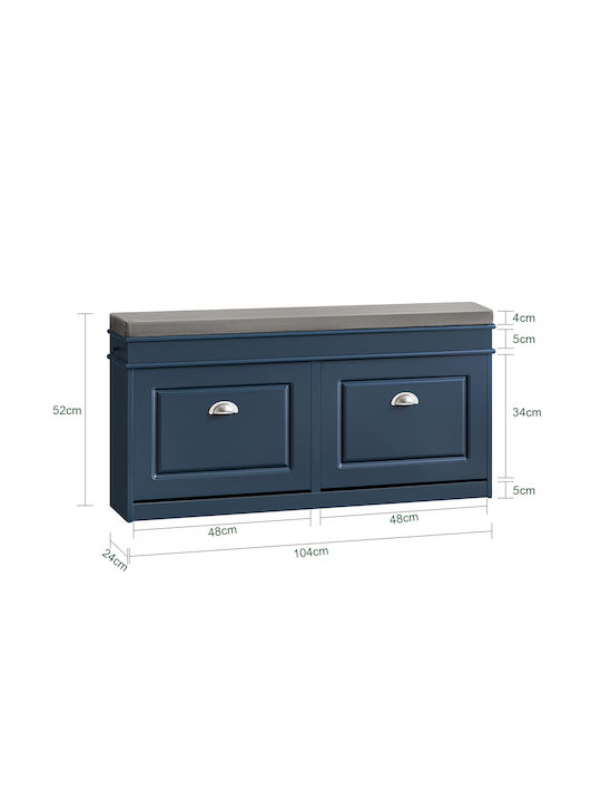 Mobilier de Intrare Blue 104.5x52x24cm