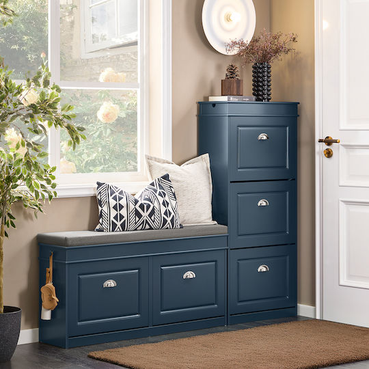 Mobilier de Intrare Blue 104.5x52x24cm