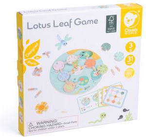 Board Game Lotus Leaf Game 3+ Years Old Classic World