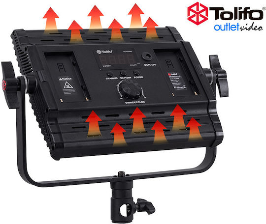 Tolifo LED Panel 3200KK 36W με Φωτεινότητα 4230lmlm