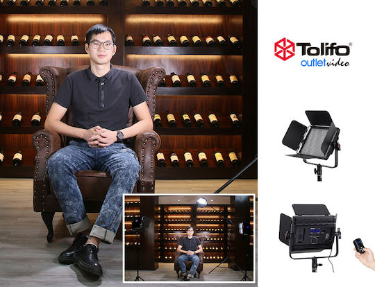 Tolifo Nou Tolifo 600ms Mark 2 Cri 95 Iluminator LED Alimentare Versiune Lumina Naturală