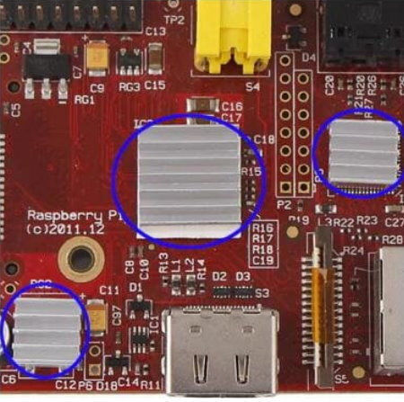 3 1 Ψύξη Αφαίρεσης Θερμότητας Abs Raspberry Pi 3/2 Ασημί Oem