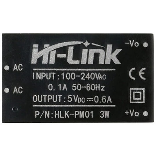 Hlk-pm01 90-240v AC la 5v 3W DC Mini Modul de Alimentare