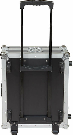 Ttpro-Trolley Flight Case Multi Format Turntable Trolley with Silver Wheels Technics SL-1210MK7 SL-1200MK2 SL-1200 SL1200GR SL-1200GAE SL-1210GR Reloop RP-7000RP RP-8000MK2 RP-8000RP RP-4000M RP-2000USB Pioneer PLX-1000 PLX-500