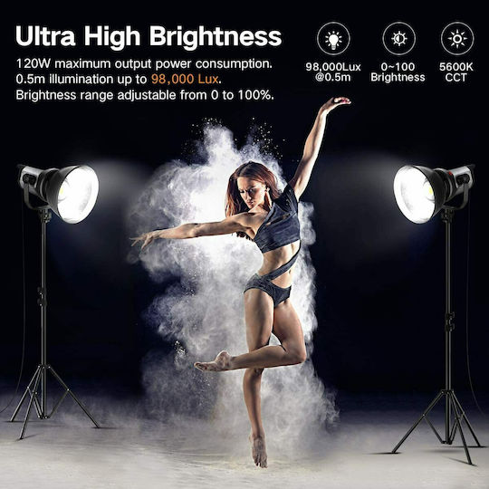 Pixel Photography & Video Lighting Kit 1 Light 120W 5600K