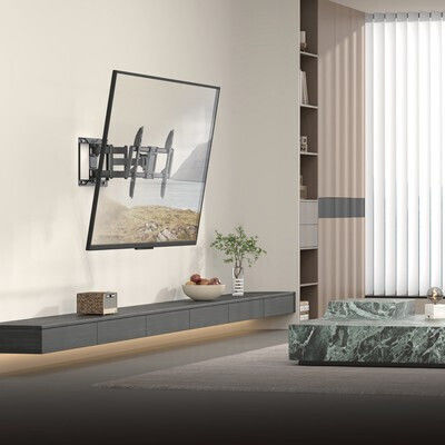 Powertech PT-1423 Wandhalterung für Fernseher bis 90" Silber