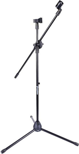 Suprimo M1 Suport Microfon Braț Articulat Dublu Rabatabil 2 Microfoane Suport Flexibil Clește Suport Microfon Trepied Rabatabil Bază 800 1450mm Macara Suport Trepied Microfon Pa 2x Microfoane 2x Suport Microfon Ideal Pentru Muzicieni Cântăreți Instrumente Muzicale