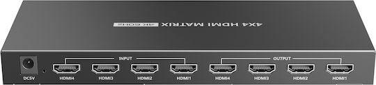 Lenkeng Hdmi Matrix Switch 4x4 4k60hz Lkv424