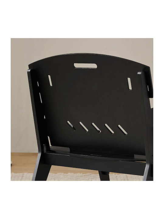 Stühle Küche klappbar Black 1Stück 55x70x72cm