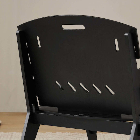 Scaune Bucătărie Lemn Pliabile Black 1buc 55x70x72buc