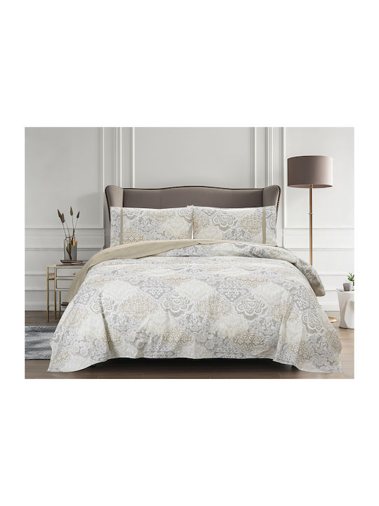 Liolios Home Σετ Σεντόνια Υπέρδιπλα 245x270εκ. Λευκό (4τμχ)