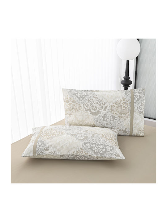 Liolios Home Σετ Σεντόνια Υπέρδιπλα 245x270εκ. Λευκό (4τμχ)