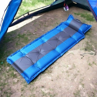 Home Use Home Use Selbstaufblasend Einzeln Camping Schlafmatte 192x60cm Dicke 3cm in Blau Farbe { pn }}
