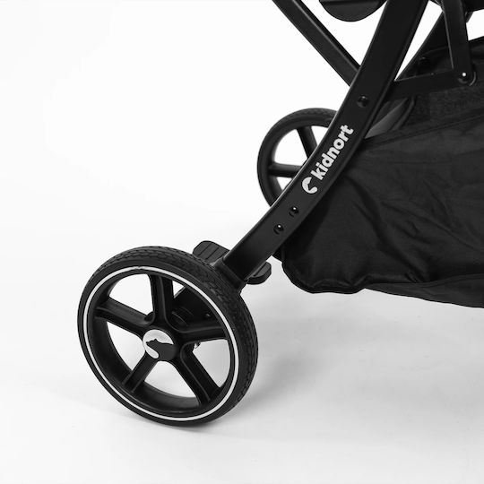 Kidnort Fjallrav Καρότσι Μωρού Kατάλληλο για Nεογέννητο Γκρι 7kg