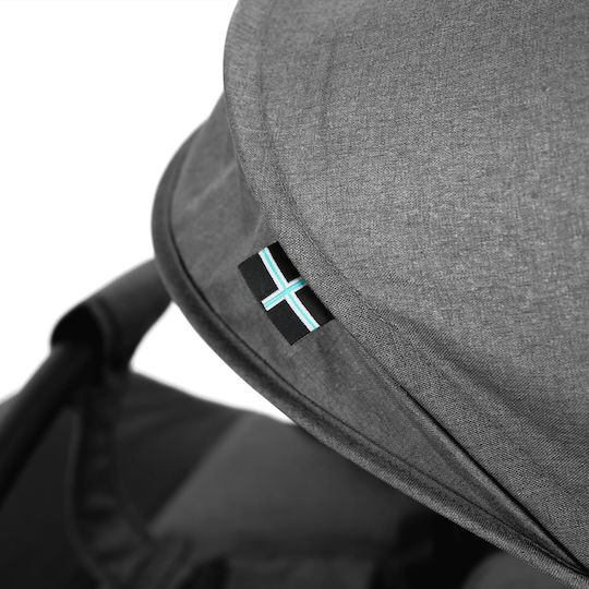 Kidnort Fjallrav Καρότσι Μωρού Kατάλληλο για Nεογέννητο Γκρι 7kg