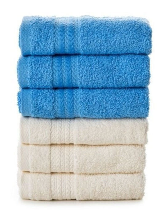 Hobby Home 30x50 cm Crem/Albastru 6 Bucăți Greutate 500 gr/m²