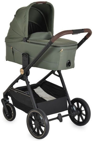 Cangaroo Celebrity Adjustable 2 in 1 Baby Stroller Suitable for Newborn Deep Green 18.8kg