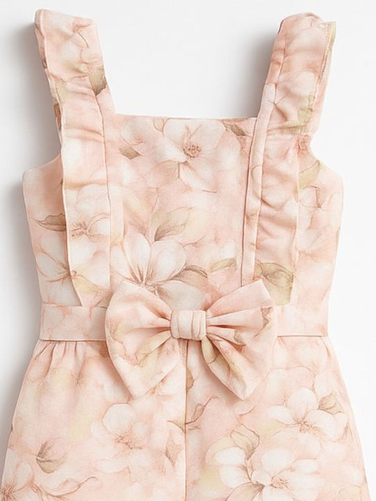 Kinder Overall Stoff Rosa