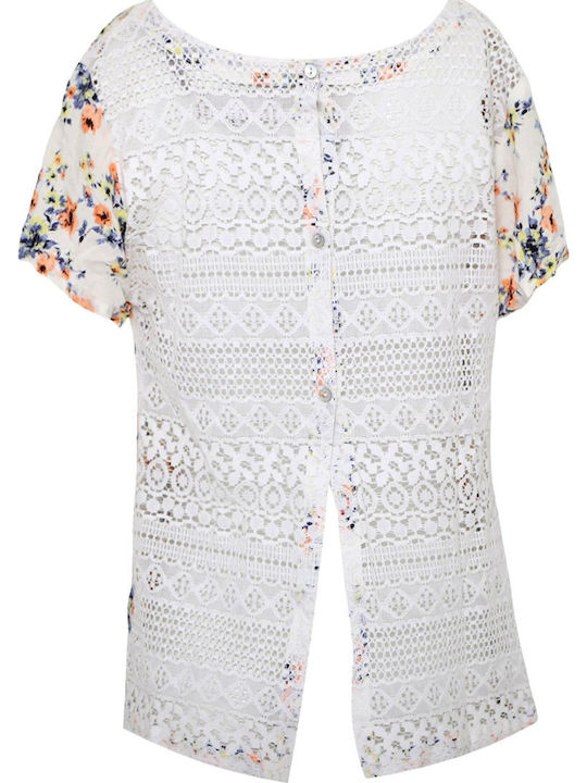 Banana Moon Bluse Weiß