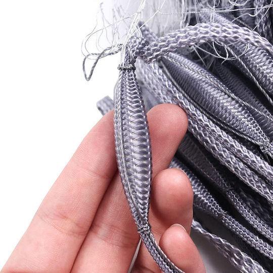 Fishing Net Canvas Rigged Mano Float Rope Wire Rope Purple 150/3 1.5m Height 60m Length 40 Millimeters