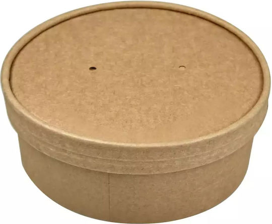 Set von 100 Boxen Kraft Papier