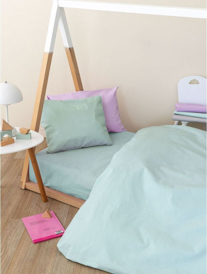 Palamaiki Totem Pillowcase Set with Envelope Cover Mint 40x50cm.