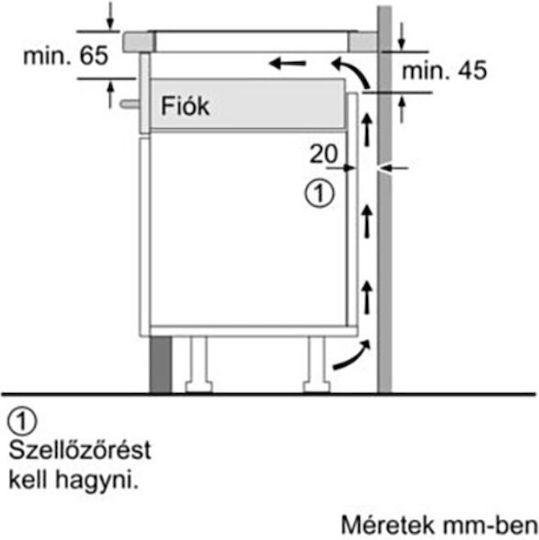 Bosch Serie 6 Smart Индукционен котлон Автономен с Функция за заключване 59.2x52.2εκ.
