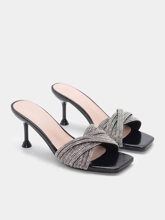 Sandals with Strass Black