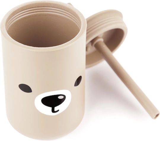 Kidnort Baby Cup made of Silicone Beige 200ml