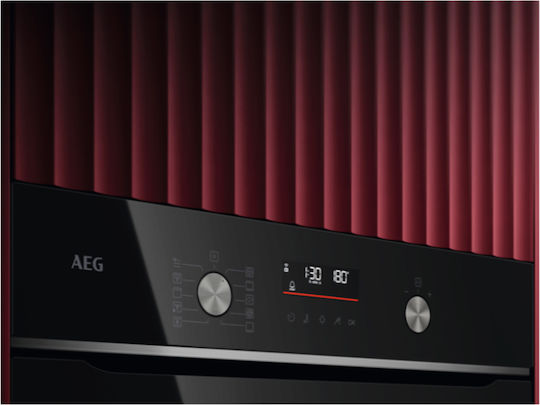 AEG Φούρνος άνω Πάγκου 71lt Π59.5εκ. Μαύρος
