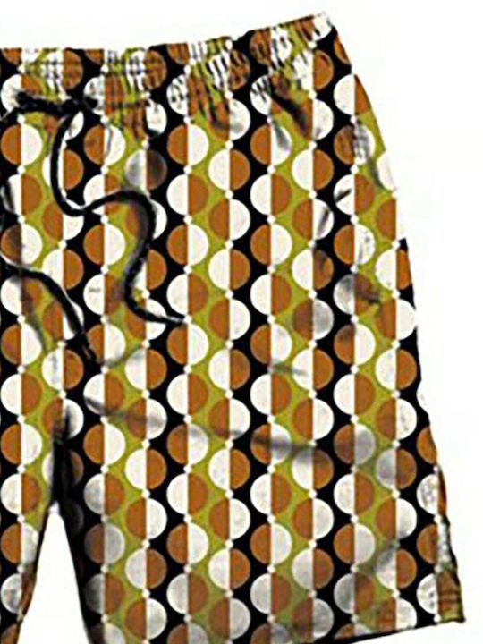 Men's Swimwear Shorts Khaki with Patterns