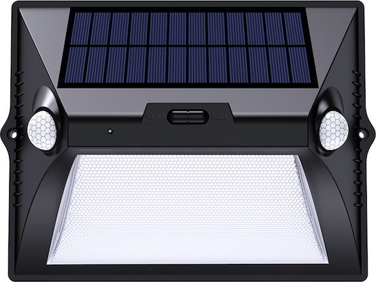 Inlight Wall Mounted Solar Light 10W with Warm White Light 3000K