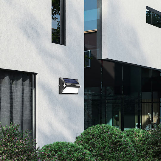 Inlight Wall Mounted Solar Light 10W with Warm White Light 3000K